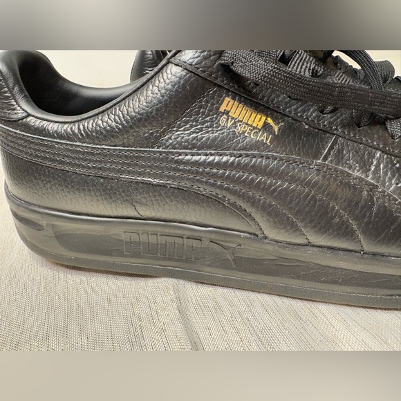 PUMA Black-Puma Team Gold GV Las Vegas shoes size 12 - Picture 3 of 9